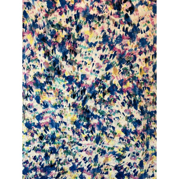 Ann Taylor Multi Color Floral A-line Zip Back Lined Mini - Picture 3 of 5